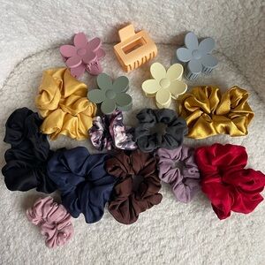 Assorted Scrunchies and Clips